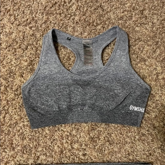 Gymshark gray ombre bra leggings Medium - Picture 6 of 10